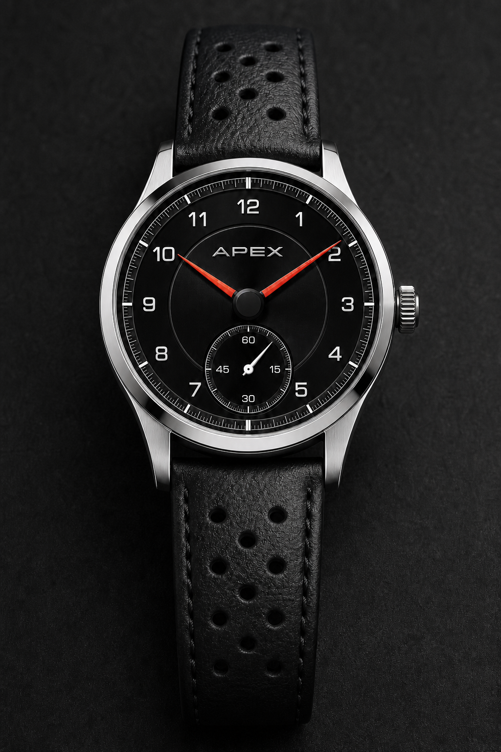 Apex Grand Touring Sport watch with polished steel case